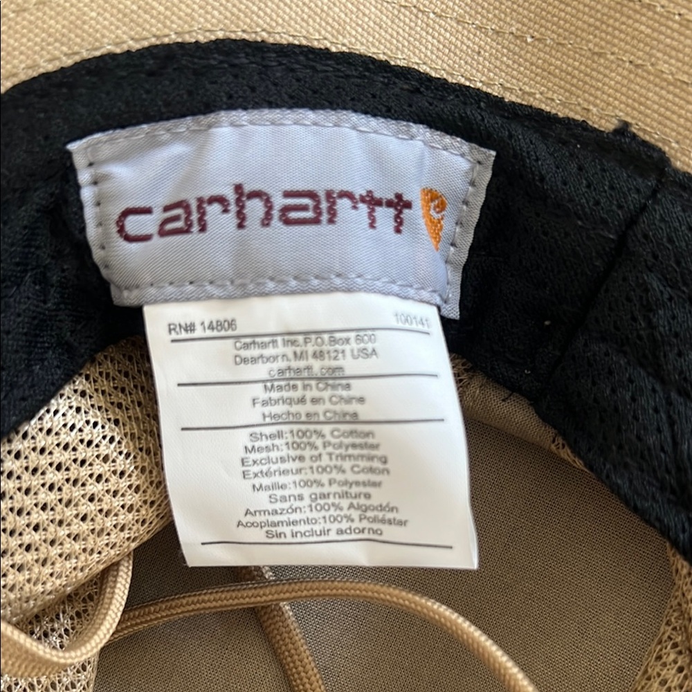 Carhartt Tan Women's Sun Hat - Picture 5 of 5